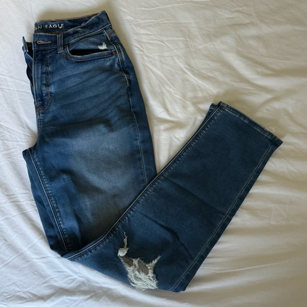 American Eagle Outfitters Dark Blue Skinny Jeans